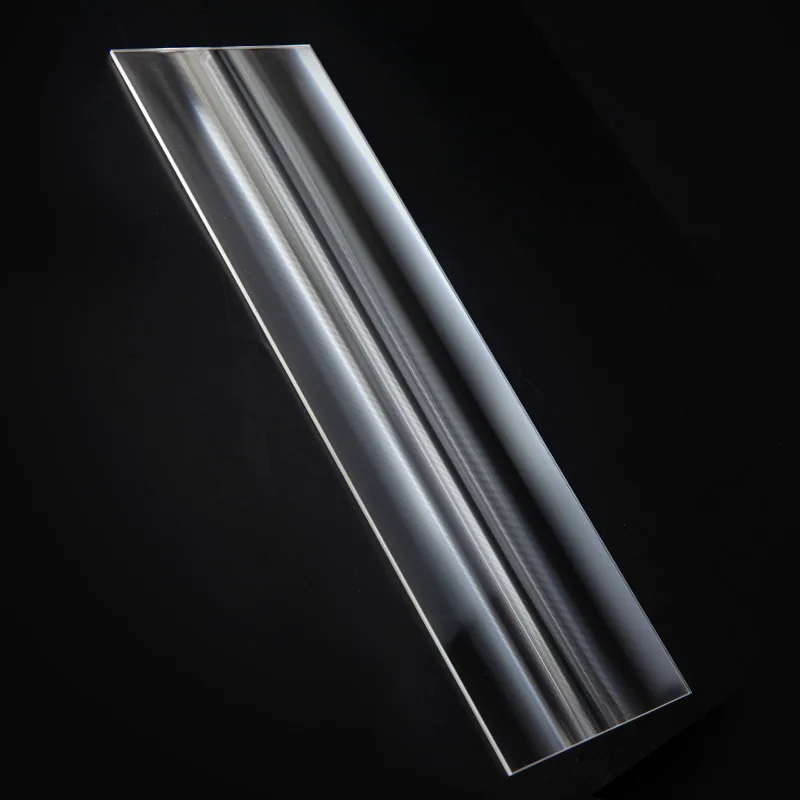 Lente Di Fresnel Lineare 200x80mm In PMMA - Lunghezza Focale 150mm Per Proiettori E Concentratori Solari