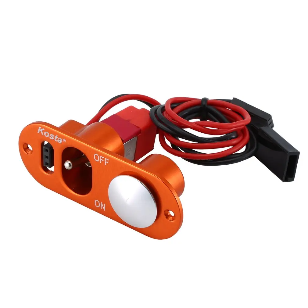 

Small Heavy Duty Single ON-OFF Power Switch w/ Fuel Dot for RC Airplane Engine Vehicles & Remote Control Toys