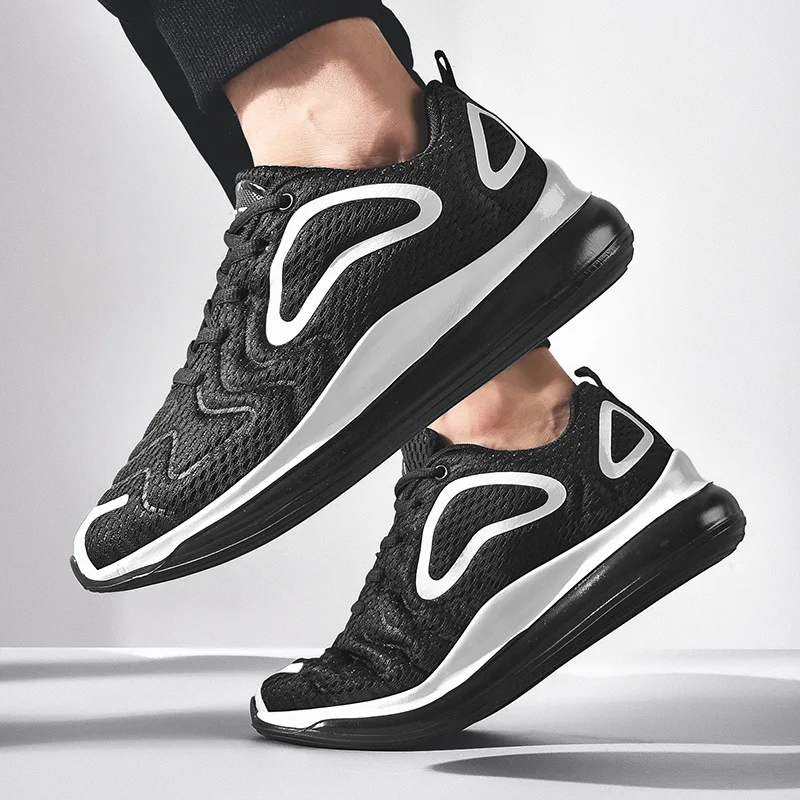 

Men Shoe Athletic Shoes Men's Running Casual Large Size Fly Woven Sneakers Shoes White Shoes Gauze Mesh