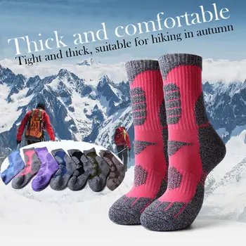 

Winter Warm Men Women Thermal Long Ski Socks Thicker Cotton Outdoor Sports Snow