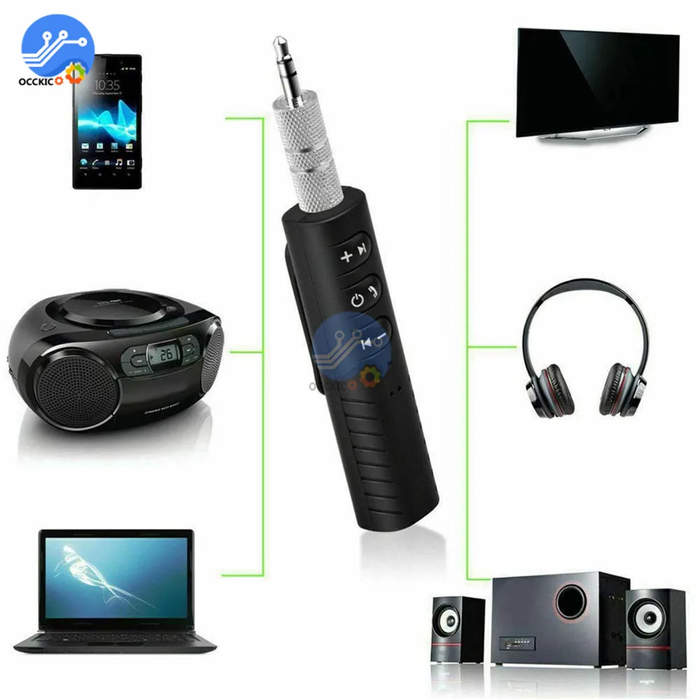 3.5mm Wireless Bluetooth Audio Receiver Handsfree Car Kit 3.5mm Jack Aux Music MP3 Audio Adapter for Speaker Headphone bluetooth adapter,bluetooth audio receiver,bluetooth transceiver adapter,audio adapter,bluetooth aux adaptor