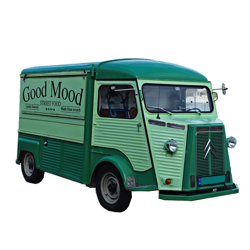 Винтажный заказной Citroen HY прицеп для еды Мобильная уличная магазинная закуска