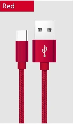 NOHON для Lightning USB кабель для iPhone XS Max XR 8 7 5 Быстрая Зарядка Micro USB C type C кабель для передачи данных для iPhone Android зарядное устройство - Цвет: Красный