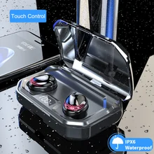 X10 TWS настоящие беспроводные наушники Bluetooth 5,0 наушники IPX7 водонепроницаемые с зарядным устройством 3300 мАч Микрофон Держатель зарядного устройства для мобильного телефона