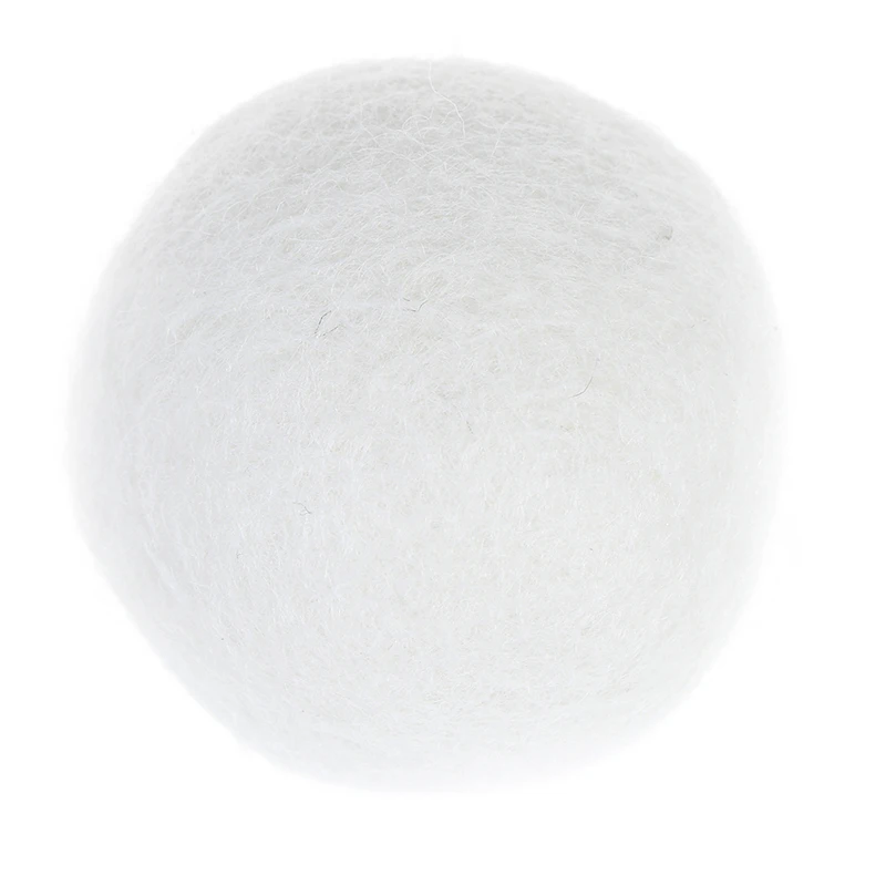5 шт. войлочный мяч водопоглощающий и влагопоглощающий мяч для сушки белого сухого пушистого шерстяного шарика