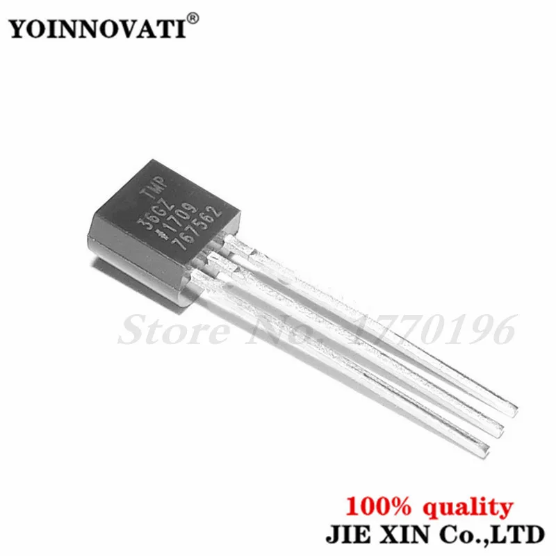 50pcs/lot TMP36GT9Z TMP36GZ TO 92 TMP36 temperature sensor IC Best