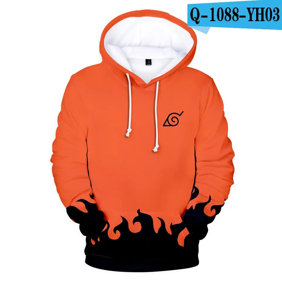 childen 3D Naruto Anime boy/gril Hoodies Sweatshirts 3D Print Popular Streetwear Hooded Spring/Autumn Pullovers Boys Coat - Цвет: color at picture