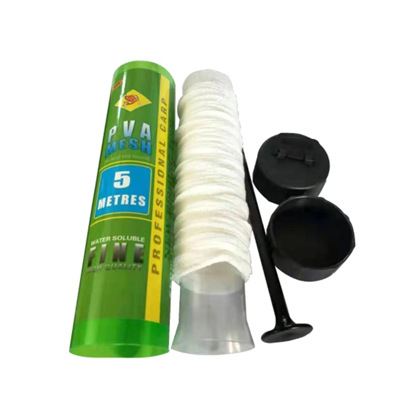 1PCS-5M-Water-Dissolving-PVA-Narrow-Mesh-Tube-Net-Carp-Fishing-Feeder-Lures-Refill-Plunger-Bar(6)