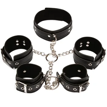 Sexy Handcuffs Collar Adult Games Fetish Flirting Bdsm Sex Bondage Rope Slave Sex Toys For Woman Couples Gay Erotic Accessories 6