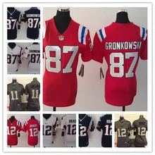 Stitiched, Новая Англия s, том Брейди, Роб гронковски, Юлиан Эдельман Для молодежи, детей, женщин Джерси