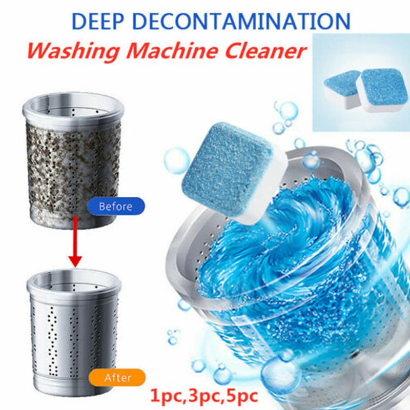 8pcs/set Portable Washing Machine Cleaner Decontamination Washing for Home Supplies