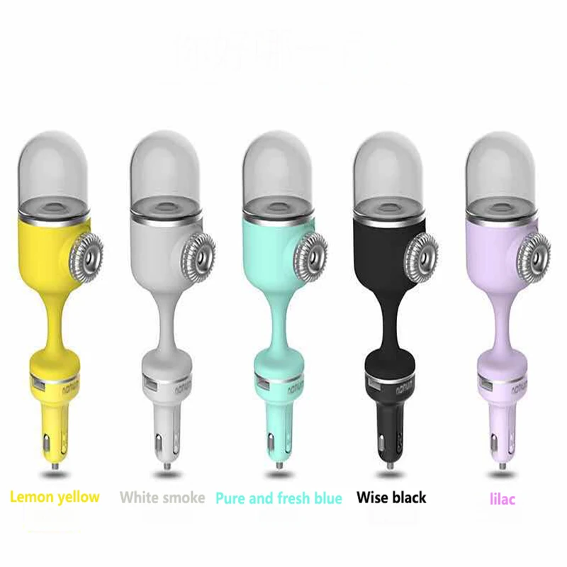 

5 V Car Aroma Diffuser Humidifier - Mini Portable Car Aromatherapy Humidifier Air Diffuser Purifier Essential Oil Diffuser H