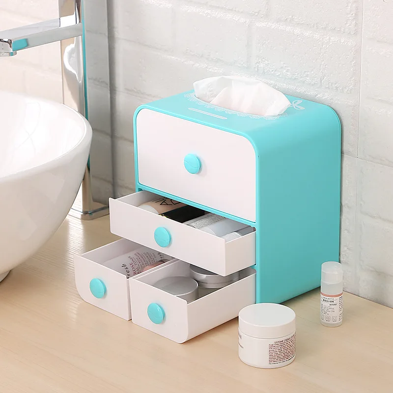 Креативный интегрированный органайзер для коробка хранения салфеток косметики