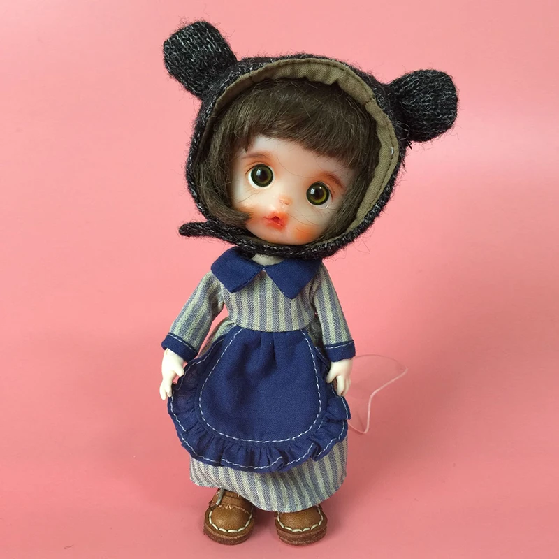 Ob11 детская одежда глиняная кукла одежда юбка горничной BJD фартук GSC яйцо Молли платье куклы аксессуары для кукольной одежды