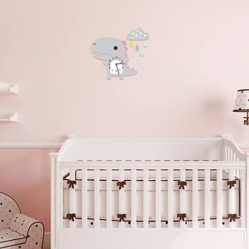 

Cartoon Wall Clock Set Home Children Bedroom Living Room Silent Clock Kindergarten Decorative Supplies