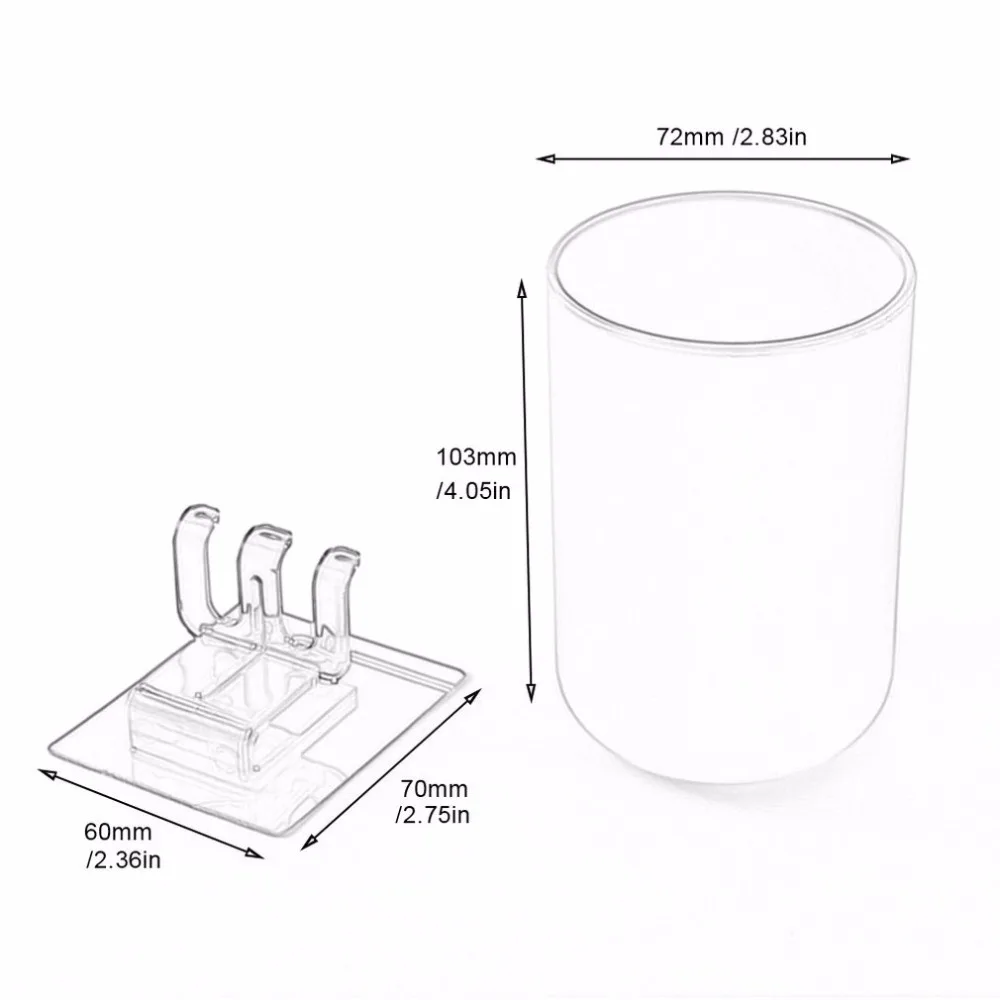 Multifunctional Soft Silicone Toothbrush Holder Bathroom Wall Mounted Hanging Tooth Cup Shaver Razor Storage Rack
