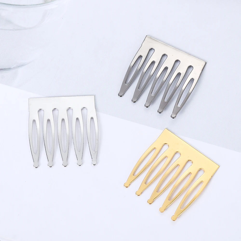 10Pcs/set Mini Metal Hair Comb Princess Dolls Decoration Hair Clip Headdress DIY Doll Hairpin Headwear Toys Dolls Accessories