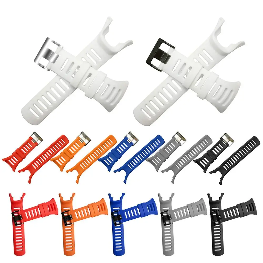 

Soft Rubber Wrist Strap Watchband Replacement for SUUNTO Ambit 1 2 3 4 Peak 2R 2S 3S 3R SAPPHIRE Smart Watch Bracelet Accessorie
