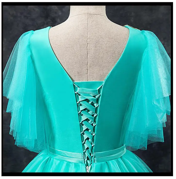 Elegant Party Prom Quinceanera Dress Fashion V-neck Formal Ball Gown Luxury Lace Embroidery Quinceanera Dresses Plus Size Gowns
