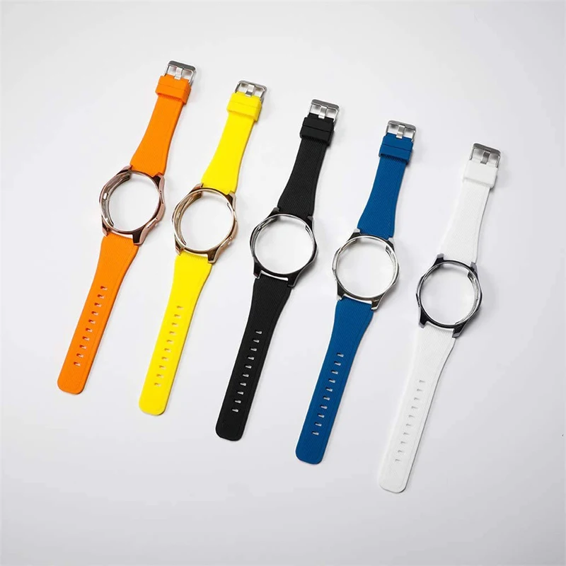 Защитный чехол + ремешок для Samsung gear S3 Frontier band и Galaxy watch 46 мм 42 м браслет 22 мм/20