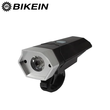 

BIKEIN Cycling Bicycle Horn LED Flashlight Waterproof Outdoor Bike Safety Brightness Front Light Lamp Torch With Electronic Bell