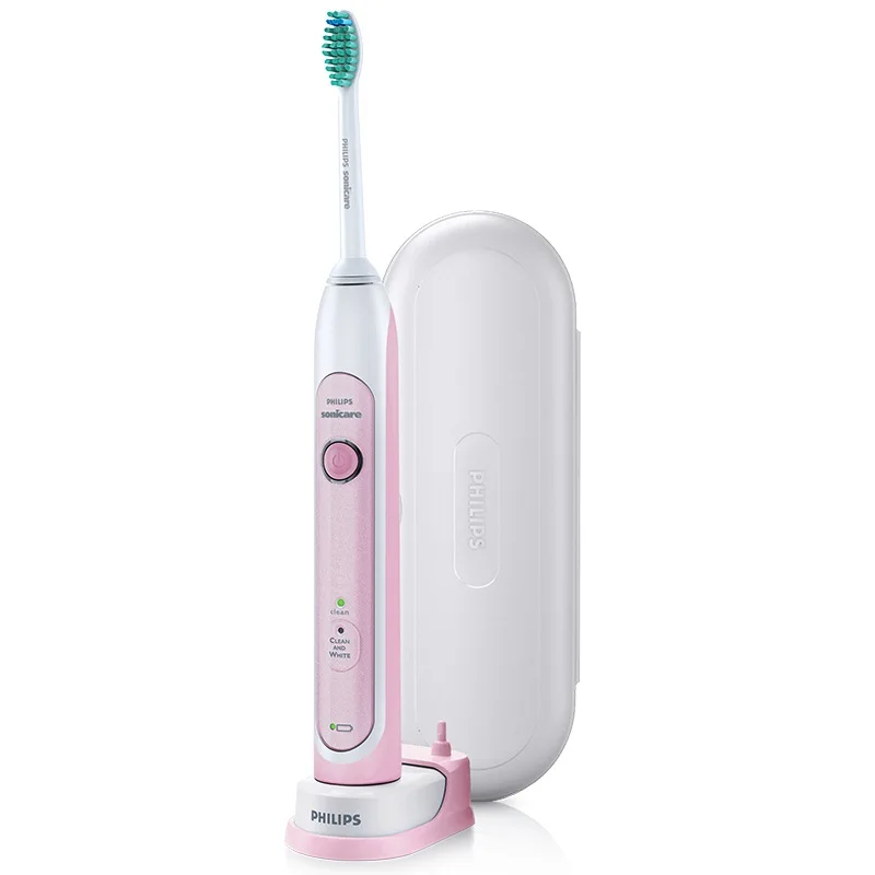 Электрическая зубная щетка Philips HX6761 качественная перезаряжаемая с литиевой