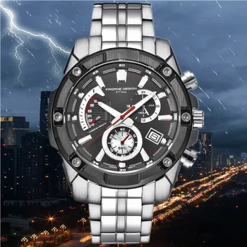 

PAGANI DESIGN Luxury Brand Watch Men's Chronograph Business Quartz Stainless Steel Waterproof Sports Men Watch Relogio Masculino