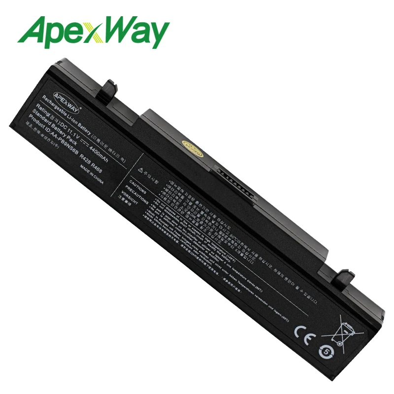 Apexway аккумуляторная батареядля ноутбука samsung AA-PB9NC6B AA-PB9NC6W AA-PB9NS6B AA-PB9NS6W AA-PL9NC6B Q320 R428 R429 R468 R580 R420 R522