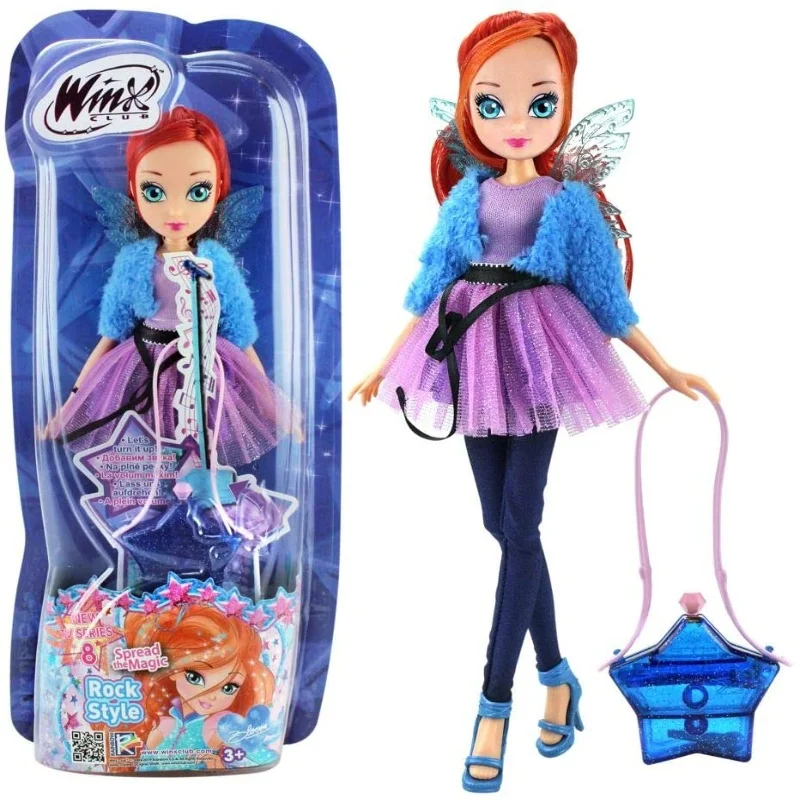 Rainbow Winx Club Bloom Rock Style Doll 