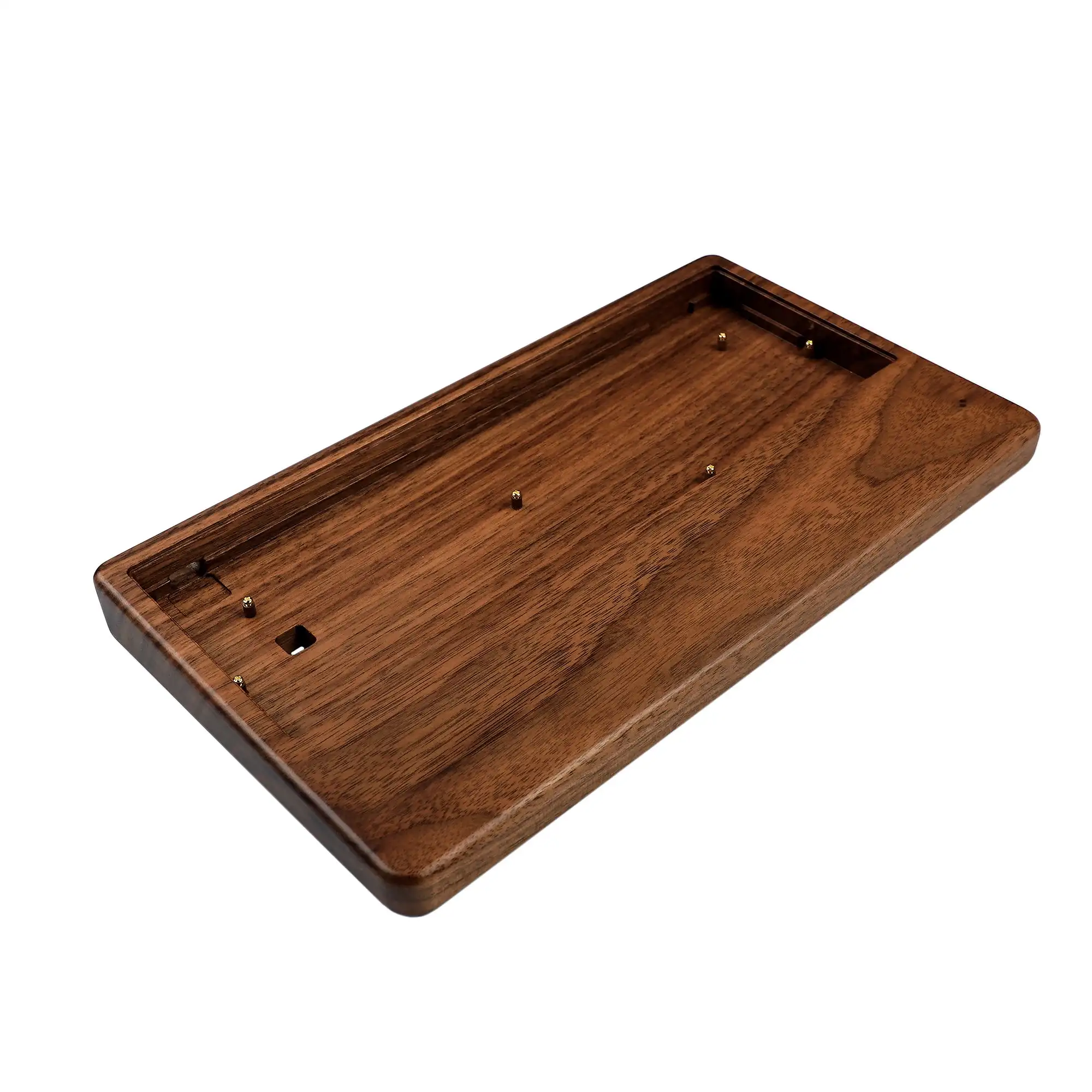 Minila-case de Madeira para Teclado Mecânico mx Madeira de Bambu de Noz Descanso de Pulso 60 Gh60 61 64 em Gk61 Gk64 Dz60 Bm60