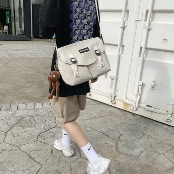 

Dcimor new product Fashion crossbody bag Korean Many kinds of collocation Soft cloth Single shoulder bag unisex handbag