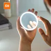 Xiaomi HD Makeup Mirror with LED Color Blue Light Cosmetic Mirror Mini Portable Touch Control Sensing Mirror For Beauty Makeup 1