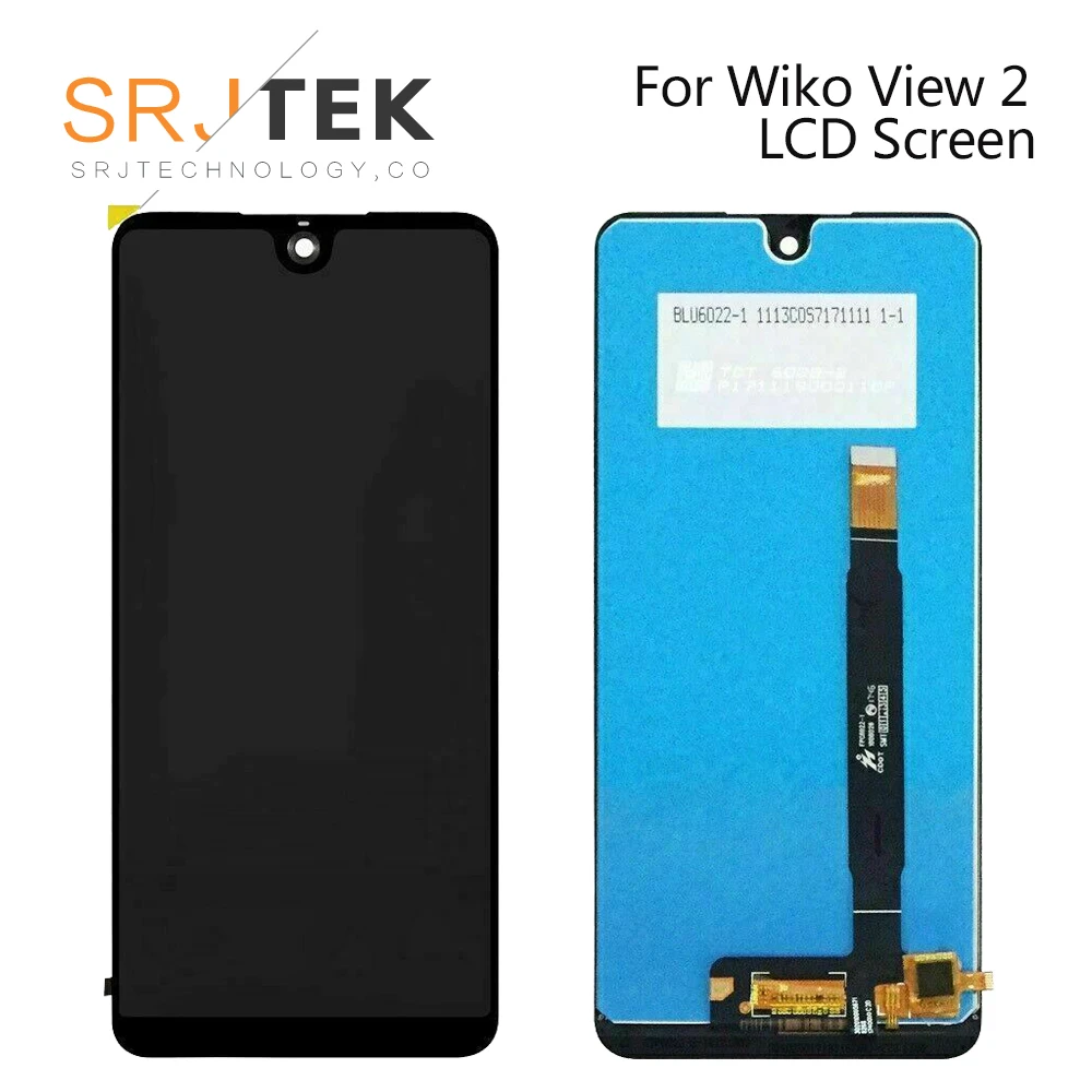 " для Wiko View 2 ЖК-дисплей сенсорный экран дигитайзер Комплект деталей для мобильного телефона для Wiko View 2 ЖК-экран Ремонт Запасные части