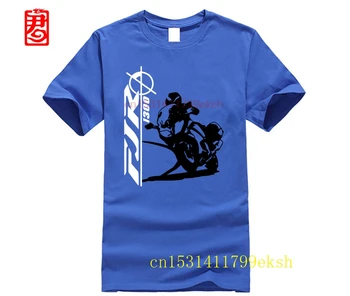 

New Brand-Clothing T Shirts Hip-Hop Simple Splicing Tee Tops Shirt FJR 1300 T-Shirt Motorcycle For Riding Fans Tee Shirt