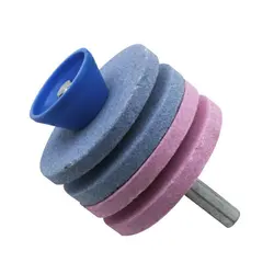 Tondeuse à gazon à énergie éolienne, aiguiseur de couteaux, roue de meulage, pierre à aiguiser industrielle Durable, tête de meulage 