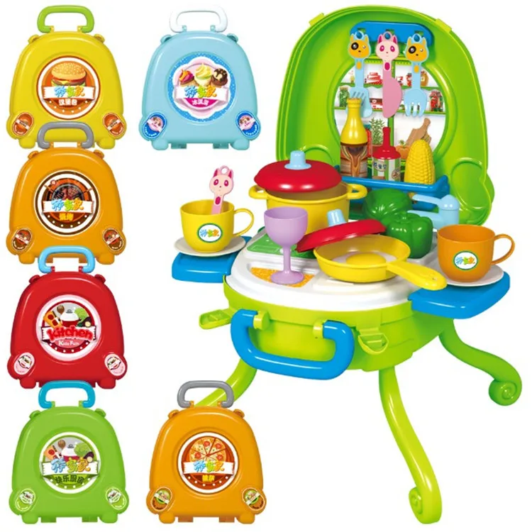 

Children'S Educational Play House GIRL'S Boy Toy Household Electrical Appliance Combination Kitchen Supplies Kitchenware Music L