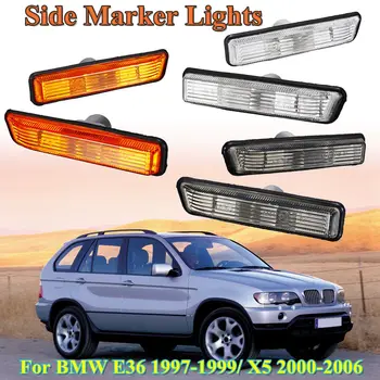 

Pair LED Side Marker Lights Turn Signal Light Panel Lamp Blinker for BMW E36 1997 1998 1999 X5 2000 2001 2002-2006 #63138372241