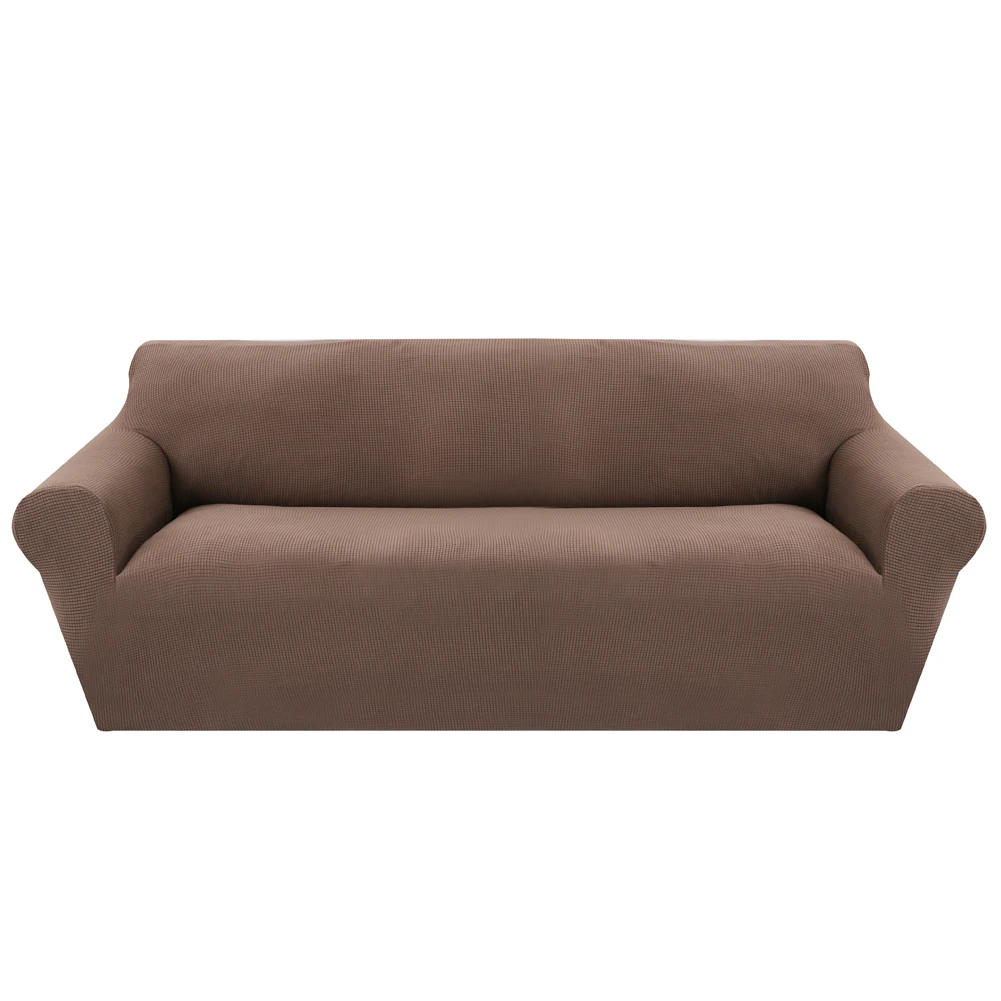 Чехол для дивана серого цвета, плотная обёрточная бумага, эластичный заказ, 2 предмета, чехол для дивана, если l-стиль, секционный угловой диван, чехол - Цвет: three seater sofa