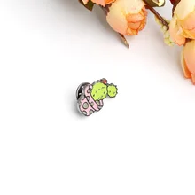 Поставка товаров мультфильм Горшечное растение кактус растение брошь verslitile модная одежда значок AliExpress