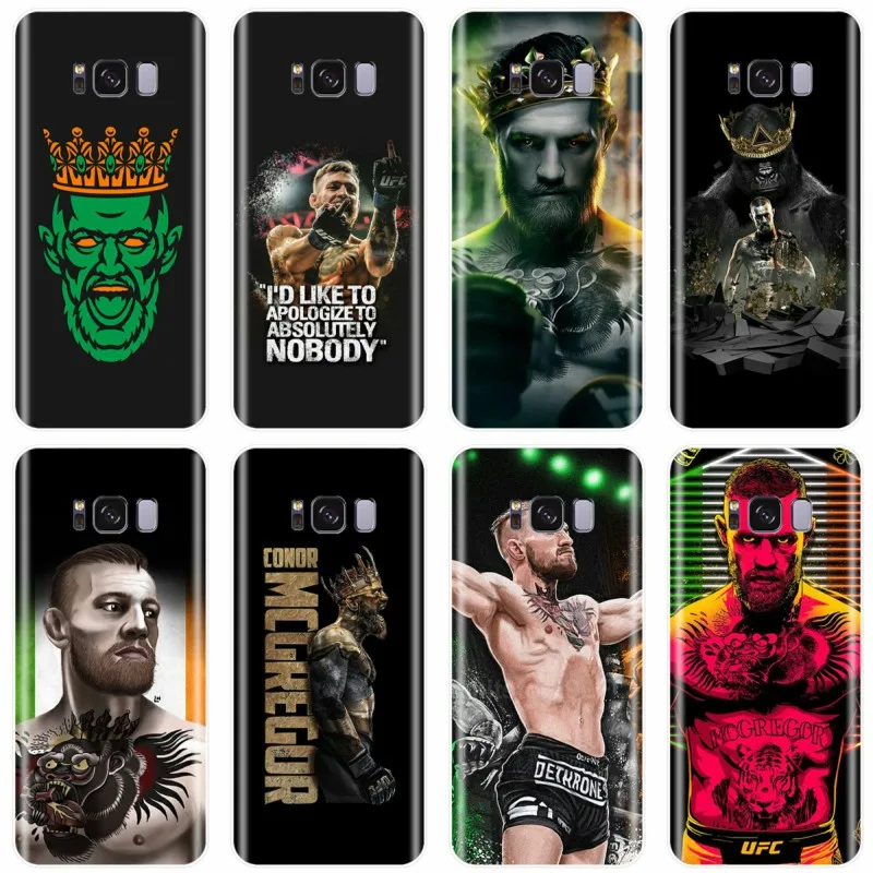 

Conor Mcgregor The King Cover Soft Silicone TPU Phone Case For Samsung Galaxy S7EDGE S6 S7 S8 S9 S10 PLUS S10LITE NOTE 8