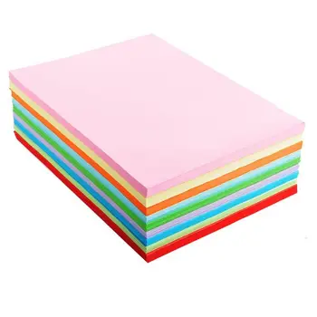 

A4 Assorted Colored Origami Paper 10 Colors 100 Sheets Set