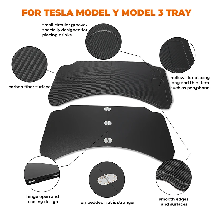Für Tesla Modell 3 Modell Y Auto Lenkrad Tisch Bord Laptop Notebook  Schreibtisch Montieren Ständer Universal Essen Trinken Fach halter -  AliExpress