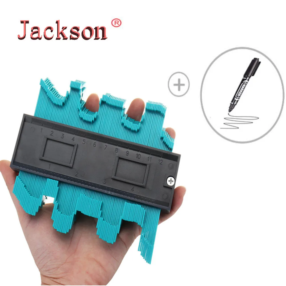 

New 5 Inch Plastic Profile Gauge Contour Gauge Duplicator Standard Wood Marking Winding Pipe Tiling Laminate Tool General Tool