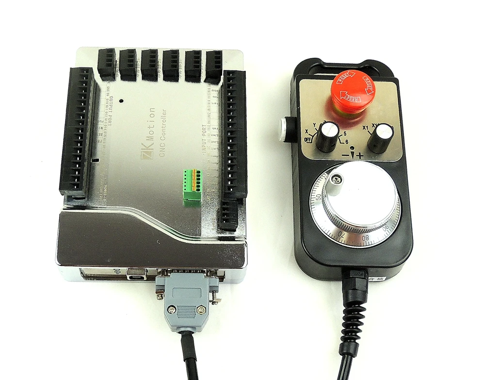 

High quality mach3 USB CNC 4/6 Axis Stepper Motor controller card Smooth Motion USB Breakout board 24V +CNC 6 axis MPG handwheel