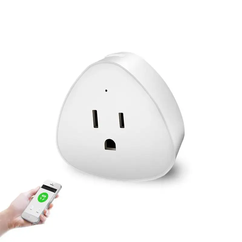 Смарт-разъем Wi-Fi мини розетка Беспроводной сроки умный переключатель Дистанционное управление розетки с голосовым Управление штепсельная вилка стандарта США