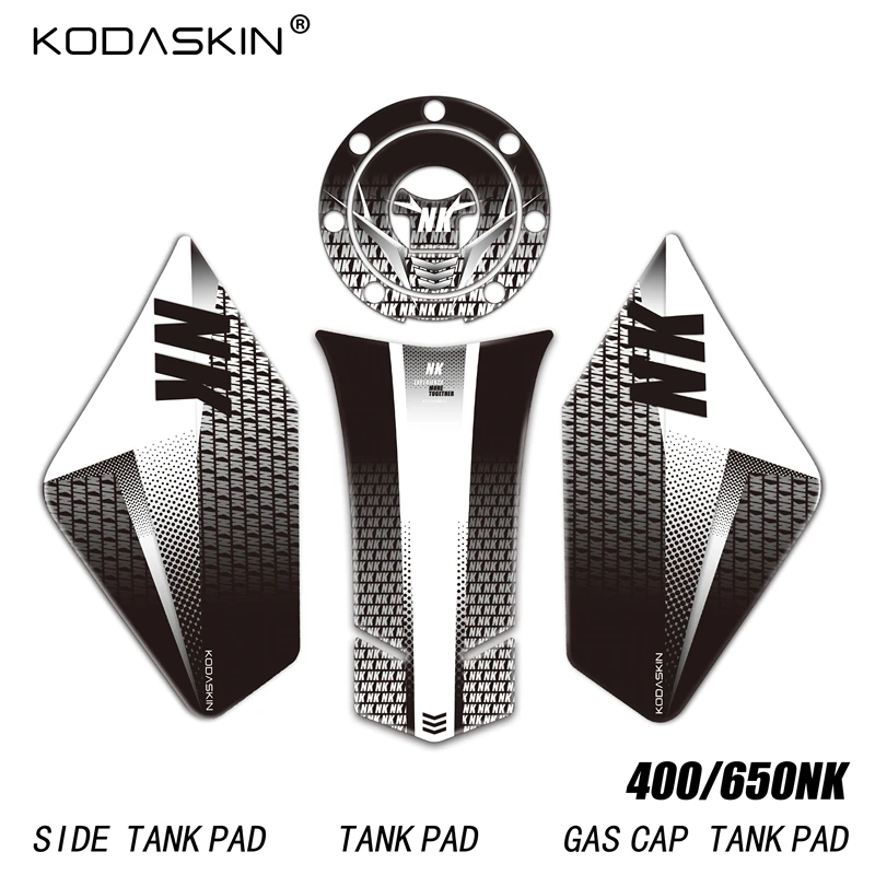 Kodaskin 3D печатная Наклейка Танк-накладка топает-Захваты Мотоциклетный Бак коврик газовый масляный стикер аксессуары для CFMOTO 400NK 650NK