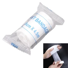 1 рулон марлевые повязки медицинского класса Стерильная Первая помощь повязка на рану растягивается