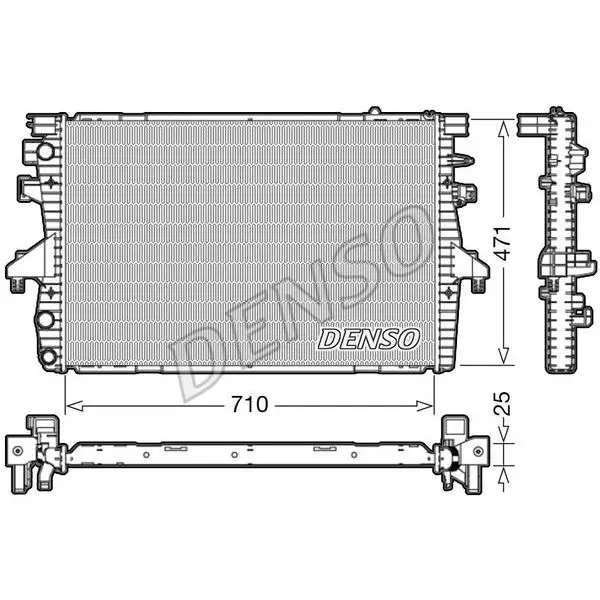 Радиатор (VW TRANSPORTER V / MULTIVAN V) DENSO DRM32039 | Автомобили и мотоциклы