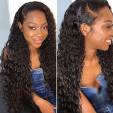 Вьющиеся кружевные передние человеческие волосы парики для черных женщин натуральные отбеленные узлы Remy перуанский парик из волос с детскими волосами