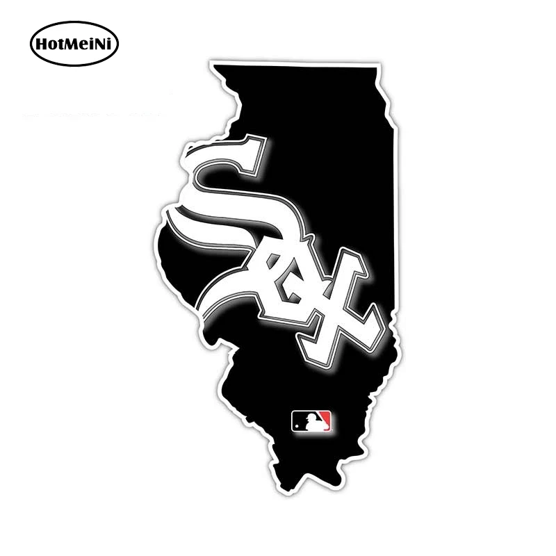 HotMeiNi 13 см x 7 6 автомобильный Стайлинг для Chicago White Sox Illinois State бейсбольная виниловая
